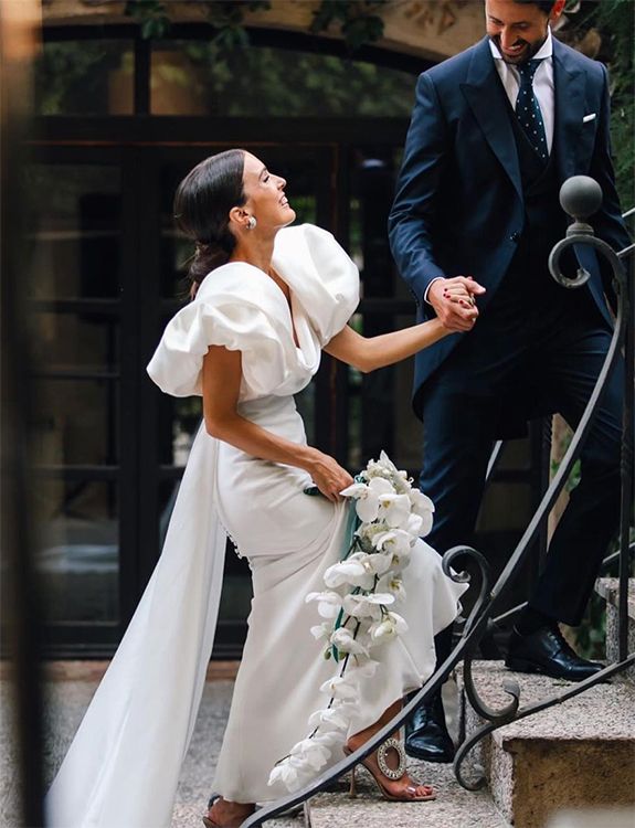 Vestido de novia moderno