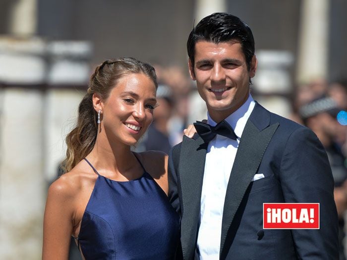 Imagen de Alice Campello y Álvaro Morata en una boda 