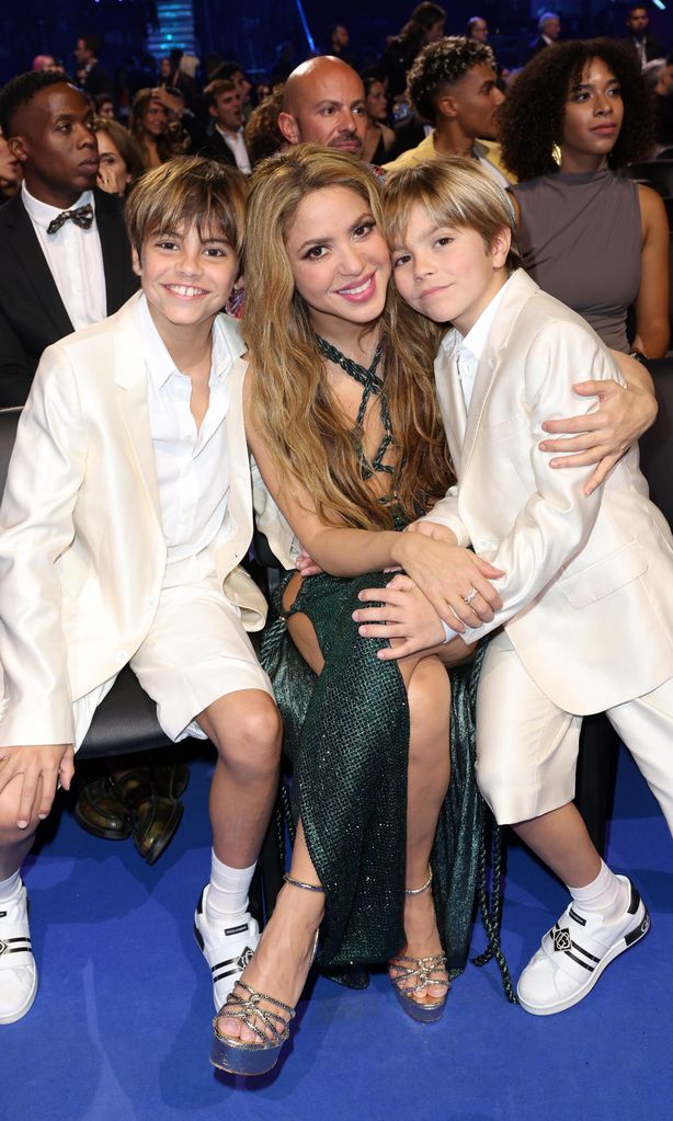 Shakira y sus hijos