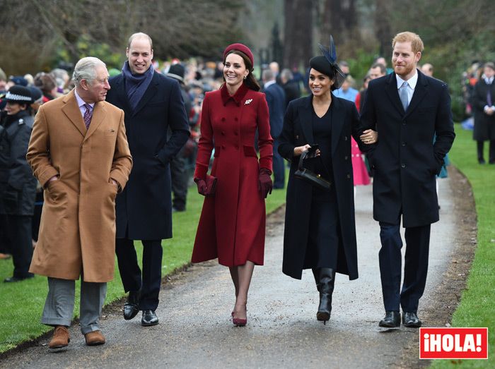 Los duques de Cambridge y Sussex