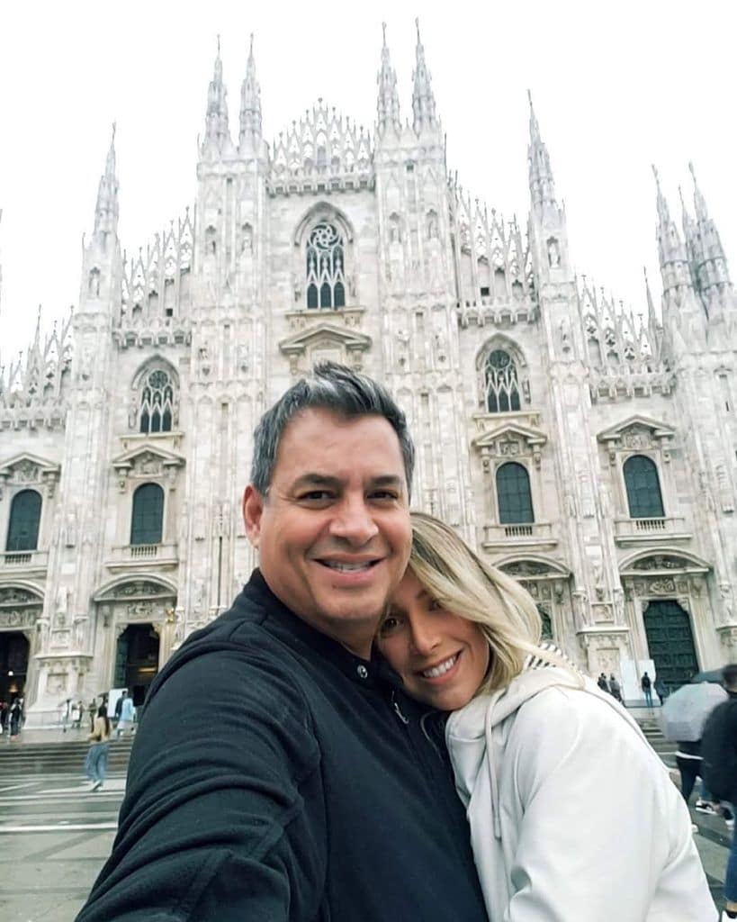 Daniel y Alessandra en uno de sus románticos viajes por el mundo