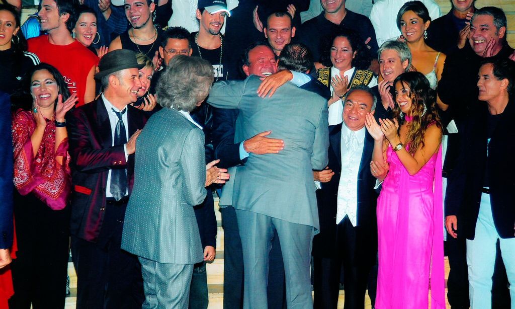 Rey Juan Carlos y Julio Iglesias