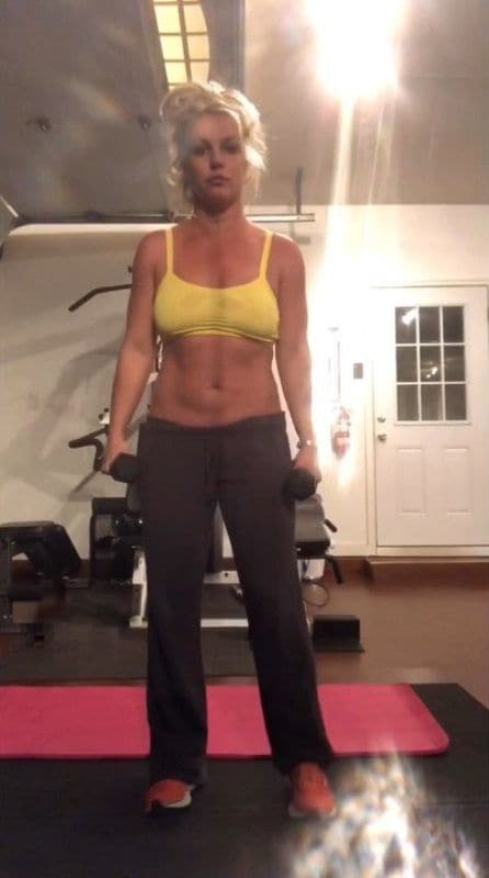 Britney Spears muestra su rutina cardiovascular