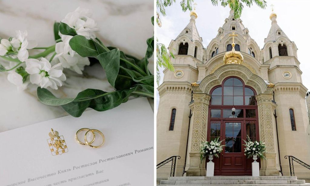 Boda del príncipe Rosstilav Romanov en París