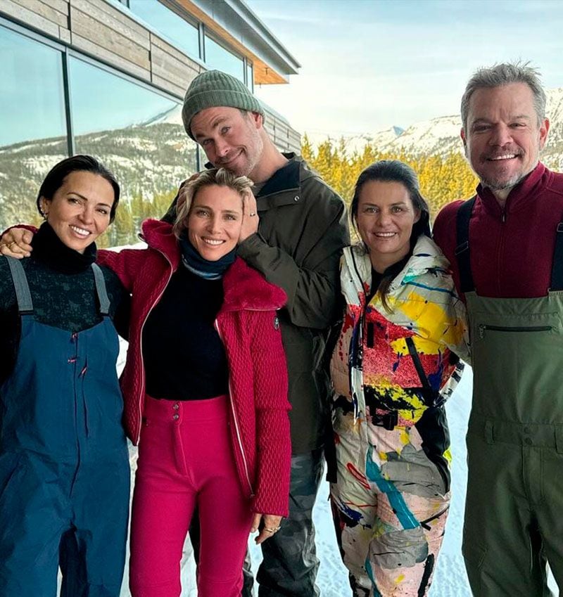 Elsa Pataky en la nieve