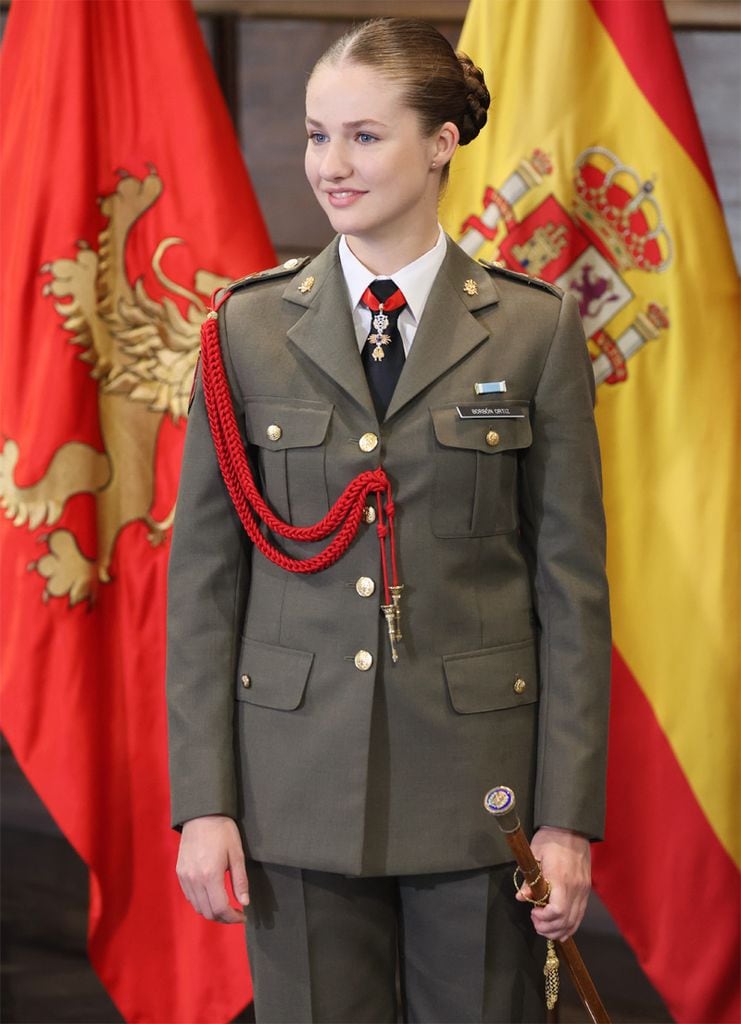 La princesa Leonor confía en su peinado con trenzas favorito