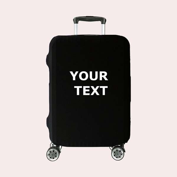 maleta personalizable texto negro