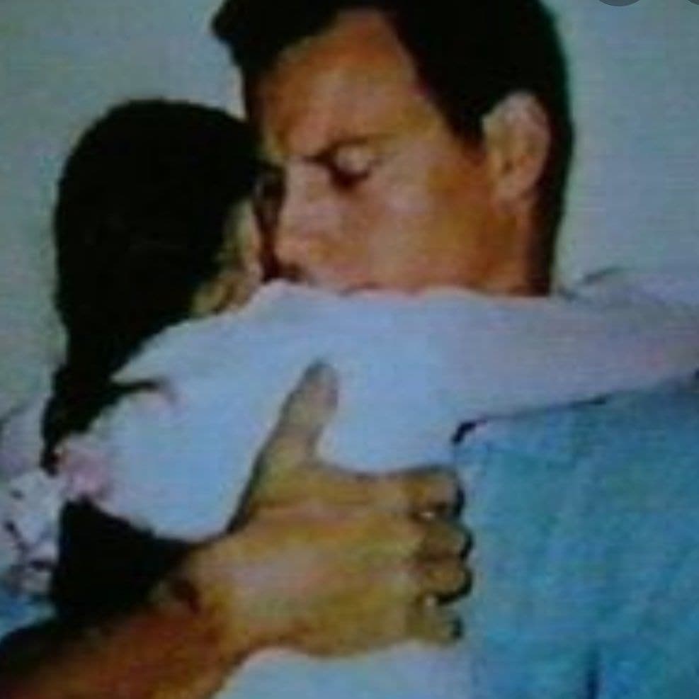 Erik Menéndez with his daughter Talia