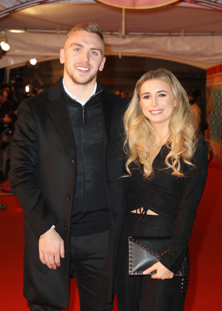 El futbolista inglés Jarrod Bowen y su novia Dani Dyer 