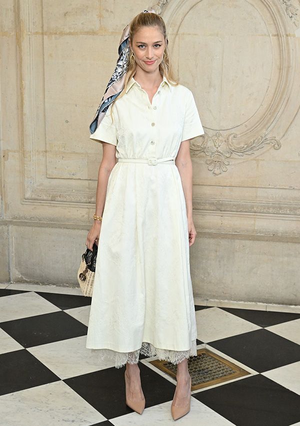 Beatrice Borromeo en el desfile de Dior Alta Costura