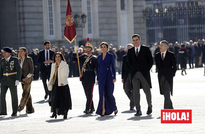 Los reyes Felipe y Letizia arrancan su agenda oficial de 2020 con la Pascua Militar