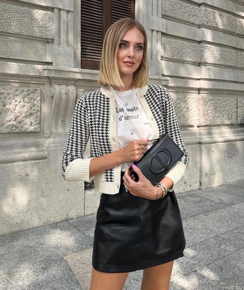 chiara ferragni chaqueta estampada