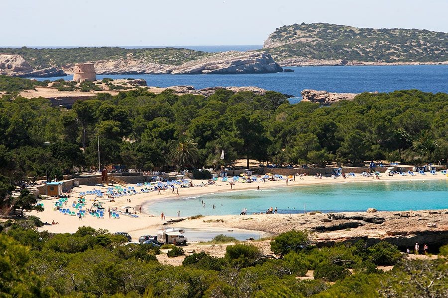 Ibiza playas Cala Bassa