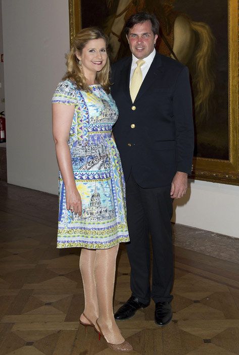 El matrimonio en el Museo Nacional de Arte Antiguo de Lisboa, en el invierno de 2011
