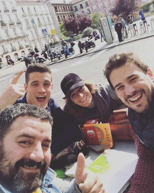 Javi Estévez, Antonio Arrabal, Miguel Cobo y Begoña Rodrigo de Top Chef