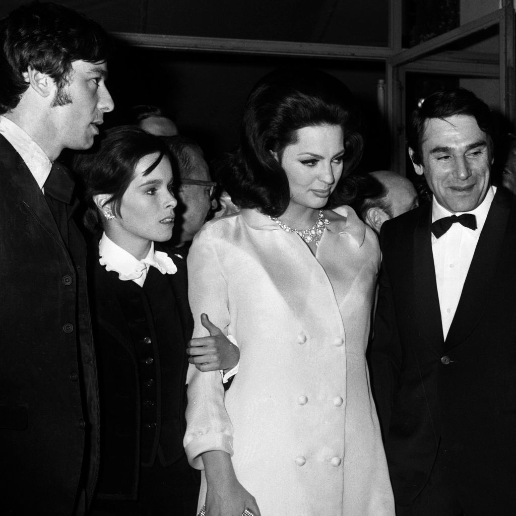 Robet Hossein et Ira von Fürstenbergà Cannes en 1967