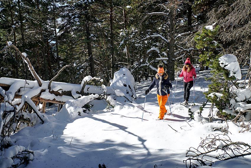 Paseo entre la nieve en Andorra