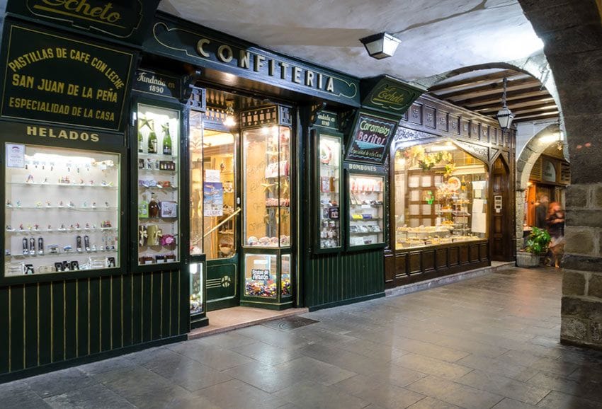 Confitería Echeto en Jaca, Huesca