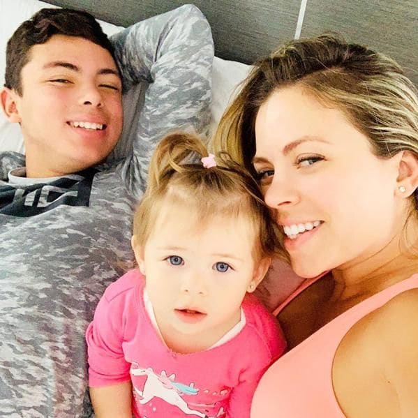 
Ximena Duque está muy contenta con la rutina familiar que tiene en su hogar
