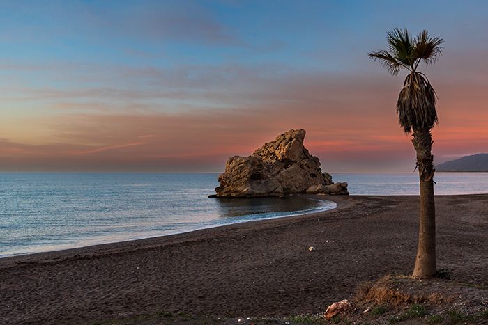 Playa del Peñón del Cuervo, Málaga