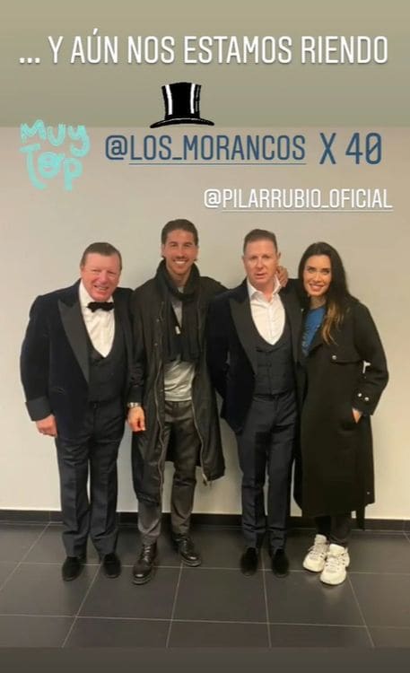 Sergio Ramos y Pilar Rubio