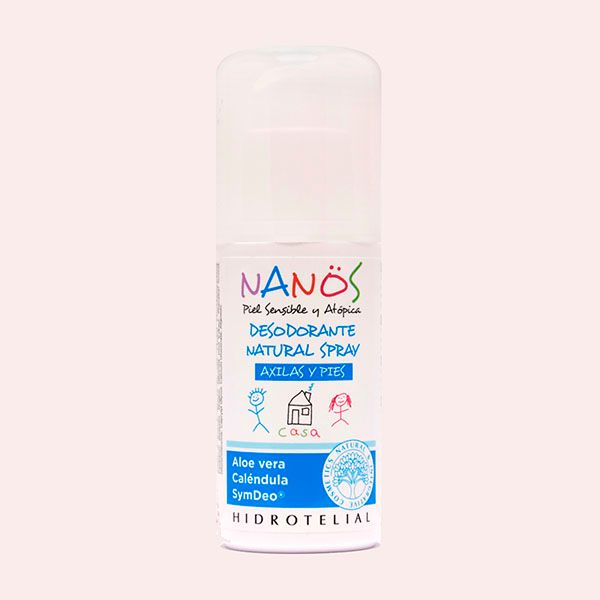 Hidrotelial Nanos Desodorante Natural Spray Axilas y Pies 75 ml