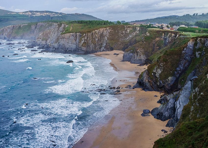 Playa de Picón, Loiba, A Coruña, Galicia