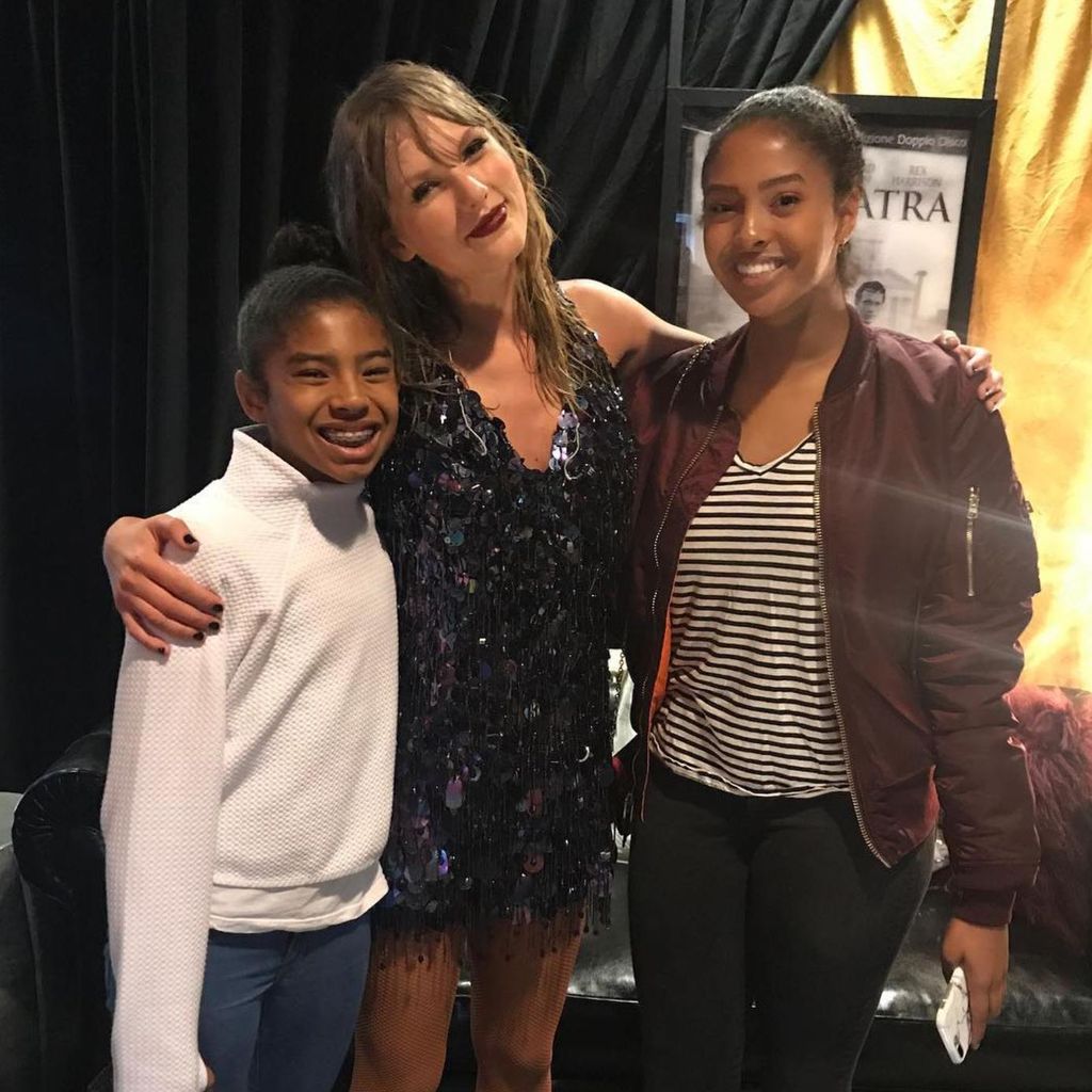 Gianna and Natalia Bryant meet Taylor Swift and Julia Roberts