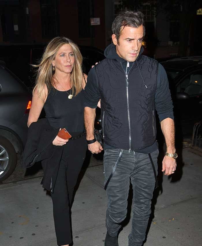 Jennifer Aniston y Jastin Theroux 