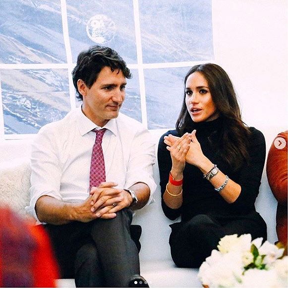 Meghan Markle y Justin Trudeau