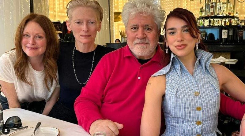 Almodóvar y Dua Lipa, en Bibo