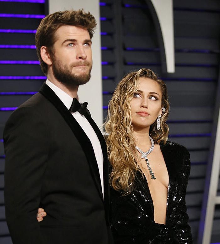 Liam Hemsworth y Miley Cyrus