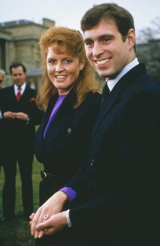 Sarah Ferguson y el príncipe Andrés