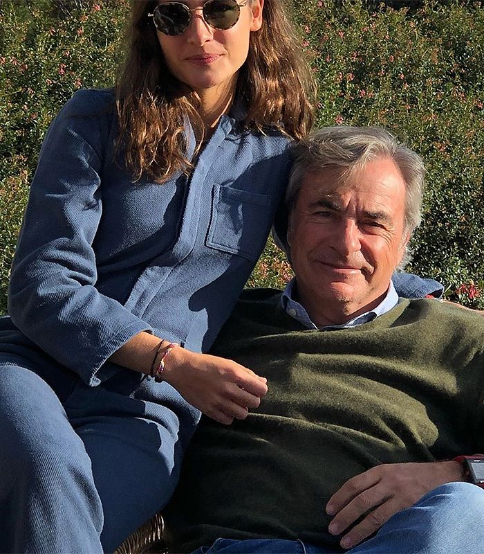 Carlos Sainz y su hija