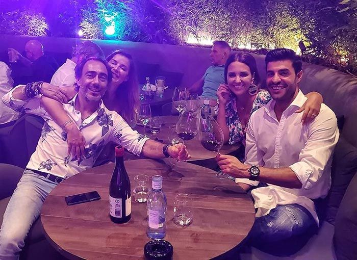 Paula Echevarría y Miguel Torres, cena entre amigos en Marbella