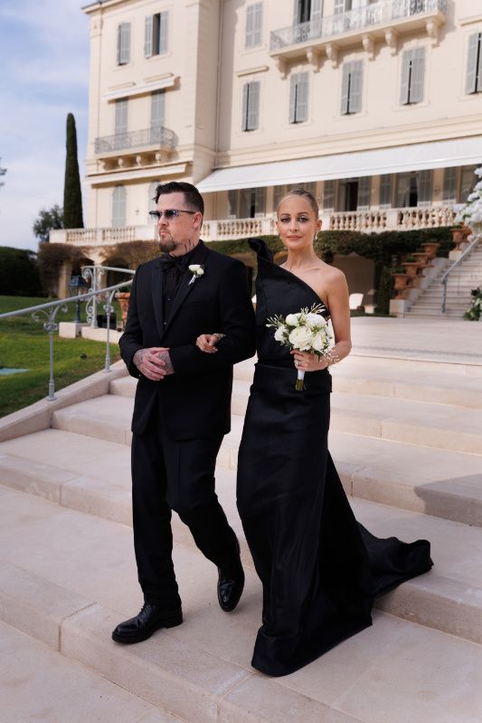 Nicole Richie en la boda de Sofia de Richie