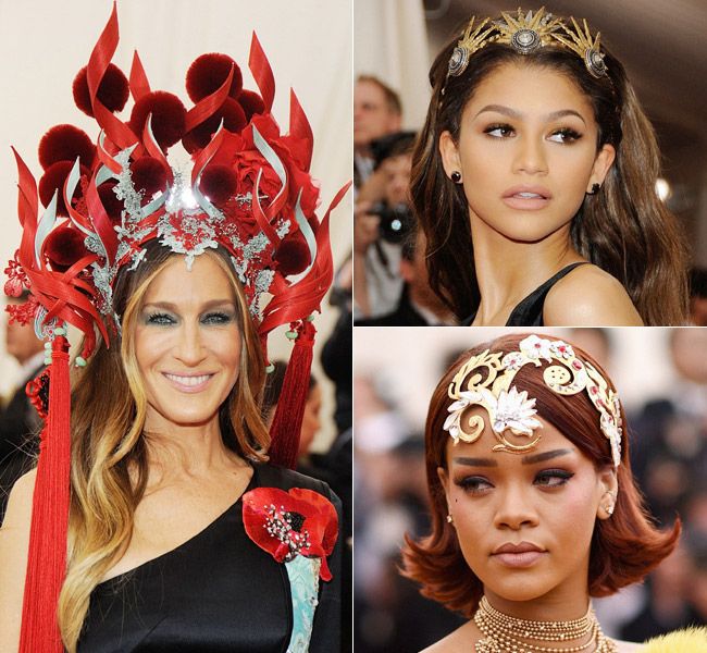 Sarah Jessica Parker es una de las reinas de la gala del MET y lo demuestra año tras año con la elección de sus 'looks', siempre atrevidos. Este año destaca su tocado de inspiración oriental.
