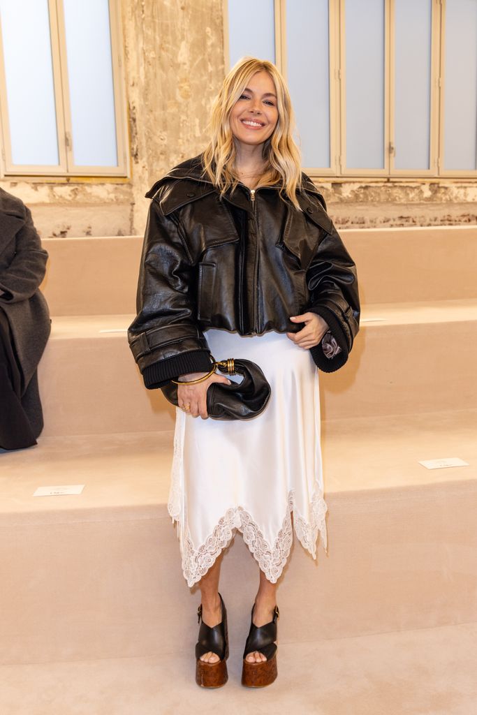 Sienna Miller en el desfile de CHloe