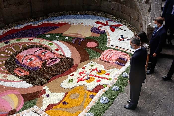 Los reyes Felipe y Letizia visitan Galicia en el Día de Santiago