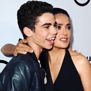 Salma Hayek y Cameron Boyce