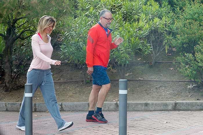 Susanna Griso y su marido, paseo para dos durante el confinamiento