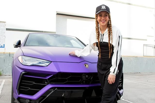 El Lamborghini Urus 2022 de Shakira fue personalizado al gusto de la cantante