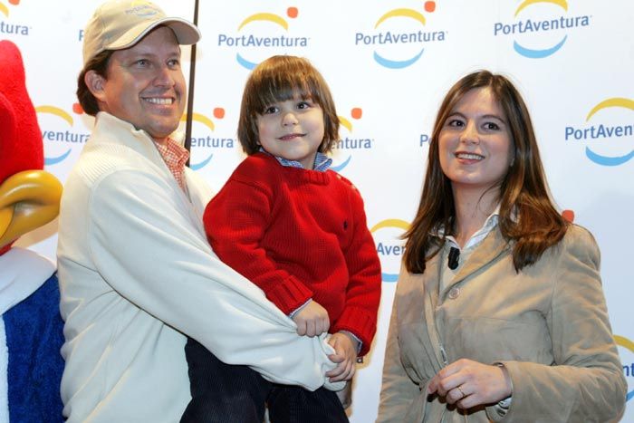 Chabeli, con su marido y su hijo Alejandro