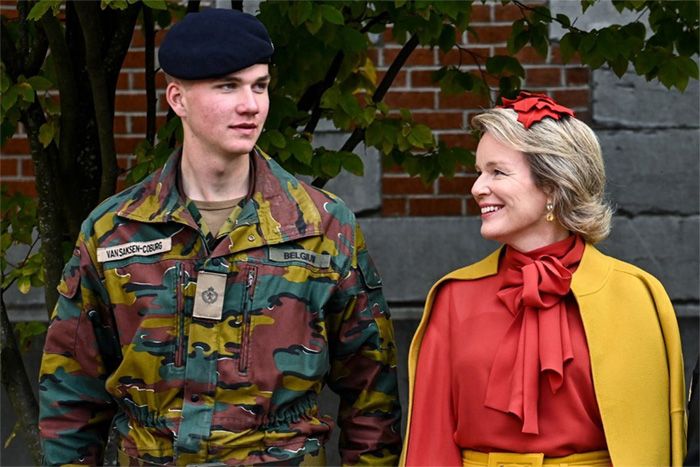 Matilde de Bélgica, orgullosa de su hijo