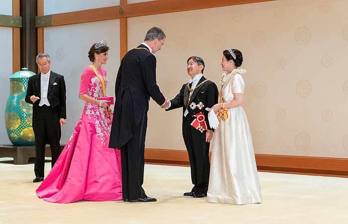 El broche perfecto: los Reyes acuden a la gran cena de gala de los nuevos emperadores de Japón