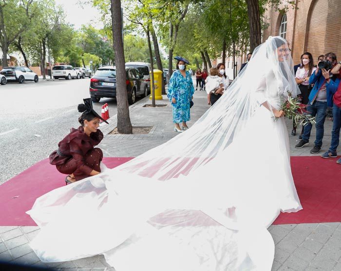 Lucía Martín Alcalde en su boda