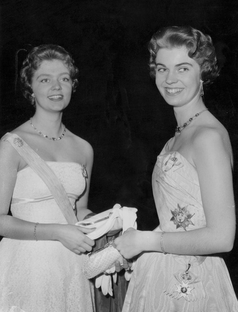 Las princesas Birgitta y Margarita de Suecia