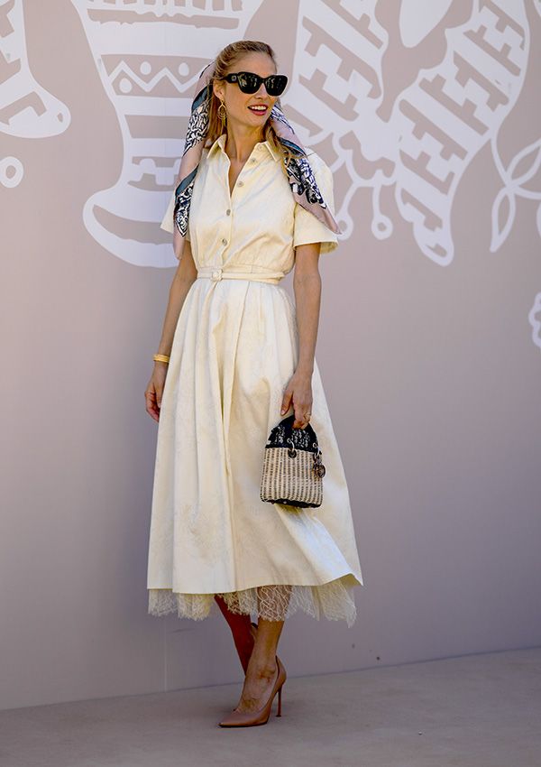 Beatrice Borromeo en el desfile de Dior Alta Costura
