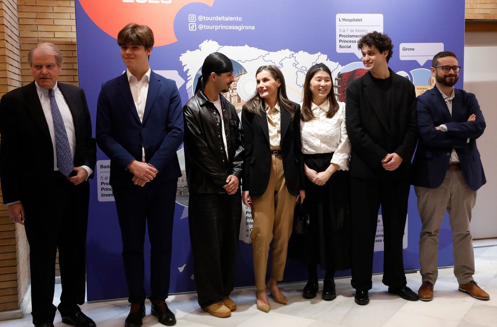 LA REINA LETIZIA EN EL ACTO DE PROCLAMACIÃN DEL PREMIO PRINCESA DE GIRONA âARTE 2025â, EN LA SEGUNDA ETAPA DEL âTOUR DEL TALENTOâ