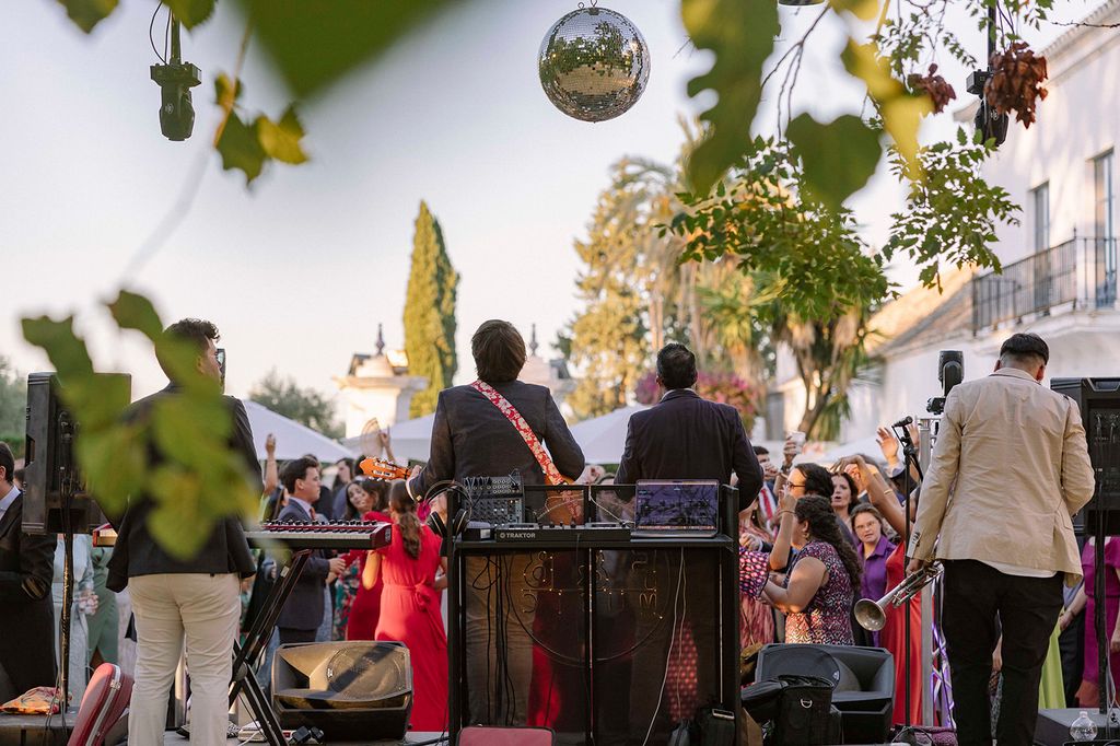 Música en directo en la boda